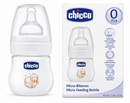 Chicco Biberón Micro 60 ml con Tetina de Silicona 0M+
Ref.: 70701-30 | Cód.: 4034765
