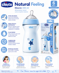 Chicco Biberón Natural Feeling 330 ml 6M+
Colores: Rosa, Azul y Unisex
Ref.: 81335-10 / 81335-20 / 81335-30