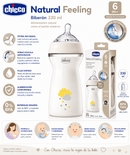 Chicco Biberón Natural Feeling 330 ml 6M+
Colores: Rosa, Azul y Unisex
Ref.: 81335-10 / 81335-20 / 81335-30