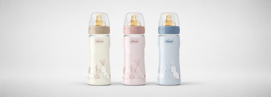 Chicco Biberón Original Touch de Vidrio con Tetina de Látex 240 ml 2M+
Ref.: 27720-10 / 27720-20 / 27720-30