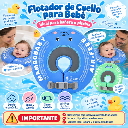 MAMBOBABY – Flotador de Cuello para Bebé ✨