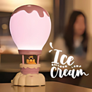 BABY VELADOR BALLON ICE CREAM INFANTIL C/DISEÑO ANIMALITO & CON USB 11X11X21CM GA82311AL333 - 82311333