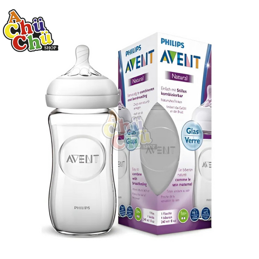 AVENT BIBERON NATURAL VIDRIO 240ML C/TETINA ULTRASUAVE AVSC53/17 - 876212
