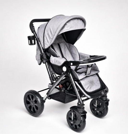 🩶Noel & Natty– Carrito Cuna Gris ZH07 ✨