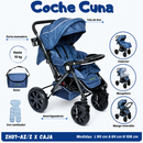 💙 Noel & Natty Carrito Cuna Azul  ZH07 ✨
