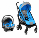 💙Infanti by Joie Carrito+Bebé Confort Brisk Celeste y Gris – T1102 ✨