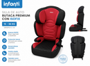 Infanti Silla de Auto Butaca Premium con ISOFIX 15–36 kg - BH2311