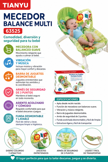 Tianyu Mecedor Balance Portable Rocker Multi R.N-18Kg 63525 💚