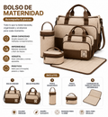 Maternal Bolsa de Mama's  – Set 5 Piezas 💚