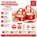 Maternal Bolsa de Mama's  – Set 5 Piezas 💚