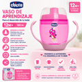 Chicco Vaso de Aprendisaje 12m+ 180ml Rosa / Azul - 6824-12