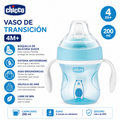 Chicco Vaso de Transición 200ml Azul 4m+ 6911-10 - 6911-20 🩵