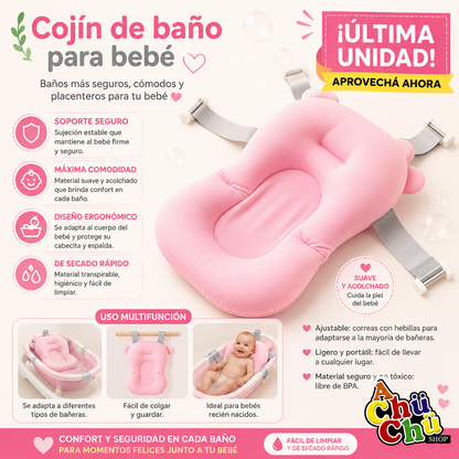 Almohada de Seguranza para Bebe Bañera YD050