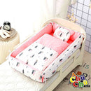 Cama Cuna Portátil Completo R.N.-2 años con Diseños Animados 123123 🩷🩵
