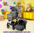 Kangu Baby Carrito Moisés + Silla Baby Seat KB5400 – Gris 💚