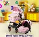 Kangu Baby Carrito Moisés + Silla Baby Seat KB5400 – Rosa 💚