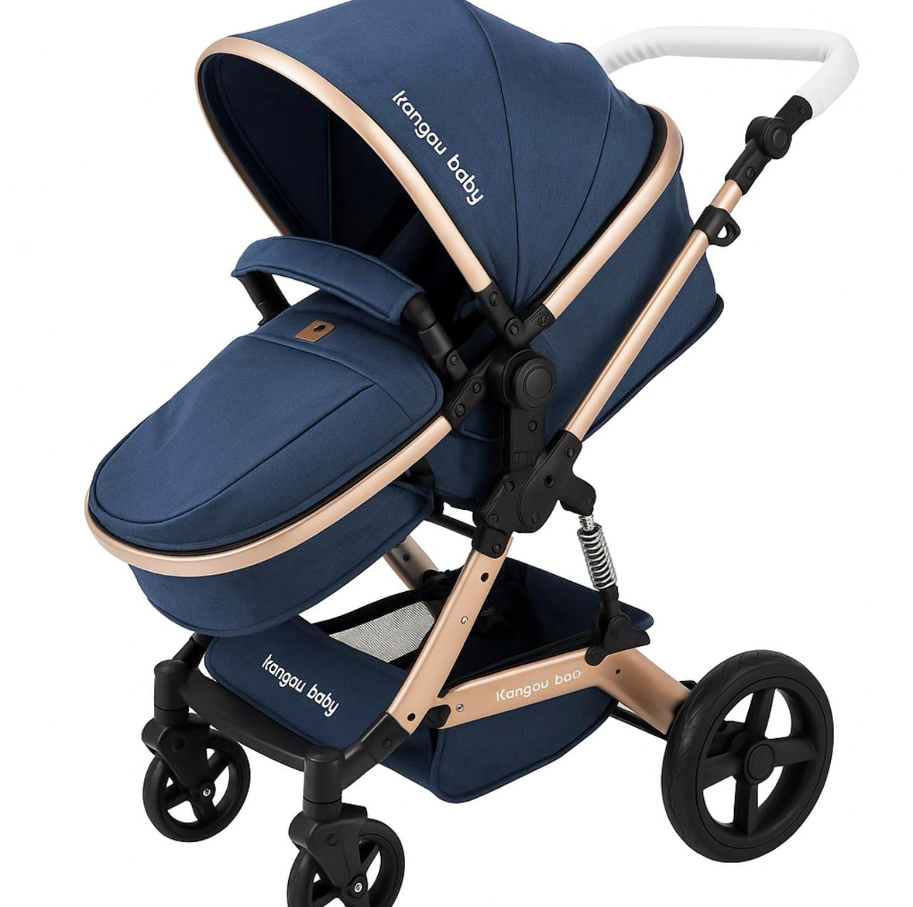 Kangu Baby Carrito Moises 2en1 Ligero y Compacto Azul KB5300 – 11631 💚