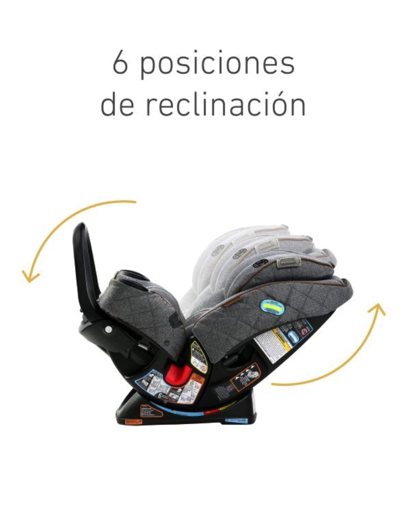 Graco Silla de Auto 4ever Extend2fit Premier 4en1 – Monte Carlo
R.N. – 54 kg | LATCH | GR2141174 – 177295