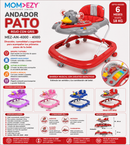 MOM>EZY Andador Pato Rojo c/ Gris – MEZ-AN-4000