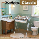 Galzerano Bañera Classic c/ Cambiador + Antideslizante Zoo Panda R.N.-20 kg – Ref. 7045