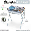 Galzerano Bañera Classic c/ Cambiador + Antideslizante Zoo Dino R.N.-20 kg – Ref. 7045