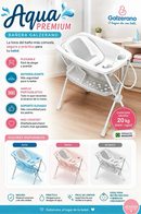 Galzerano Bañera Premium Aqua Branco – Comodidad y Seguridad para tu Bebé 7090 🛁 🤍