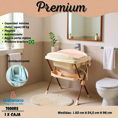 Galzerano Bañera Premium +Antideslizante Color Rosa R.N-20KG - 7000