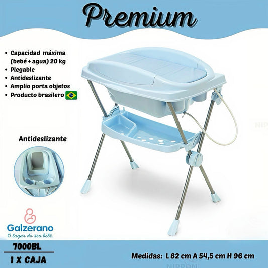Galzerano Bañera Premium +Antideslizante Color Celeste R.N-20KG - 7000