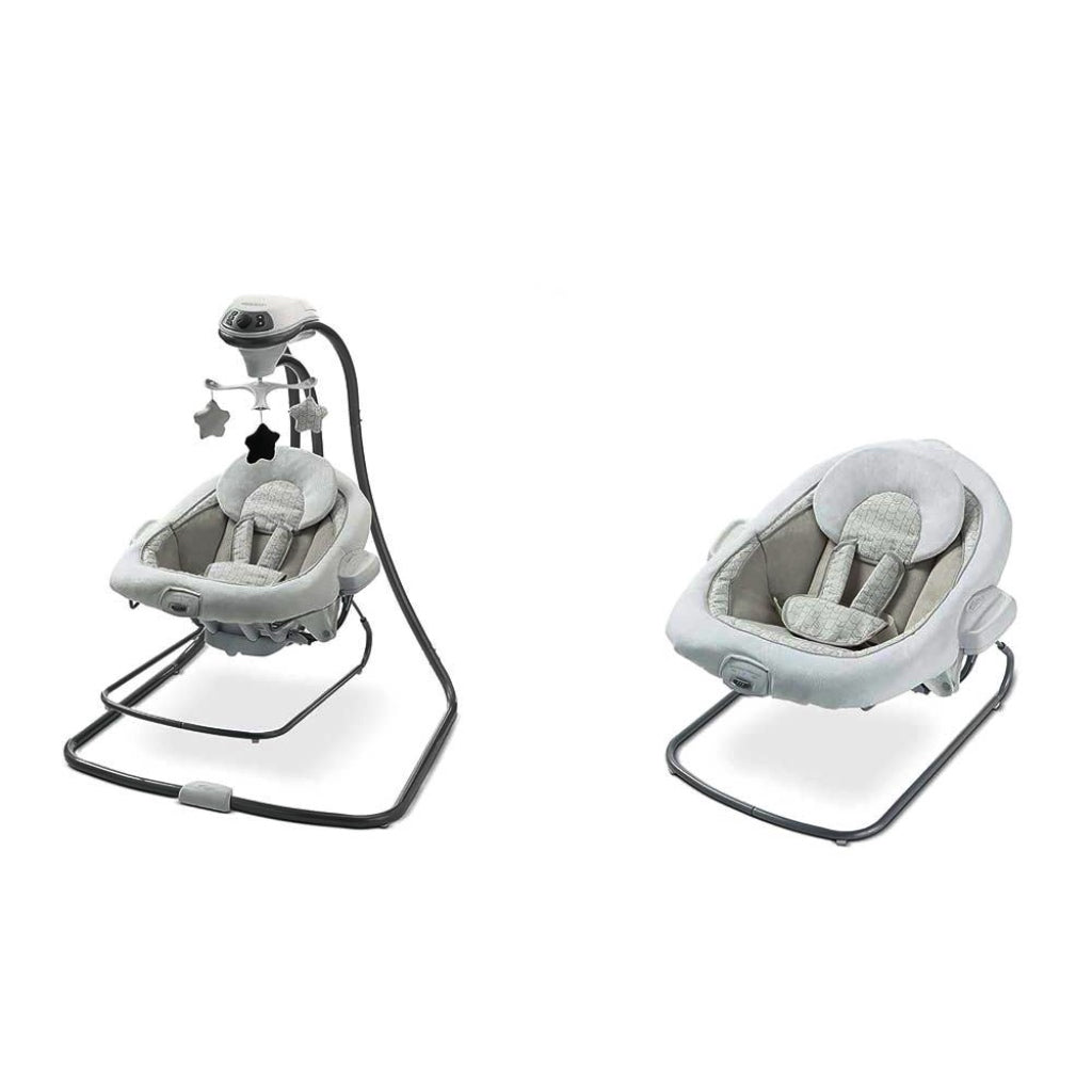 Graco Hamaquita 2 en 1 DuetConnect Deluxe – Redmond
Balanceo • Vibración • Canciones • Sonidos - Desde recién nacido hasta 11,3 kg
