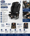 Chicco Silla de Auto MyFit Zip Nightfall USA 11 kg–45kg