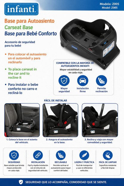 Infanti Base Para Auto – Accesorio Z005