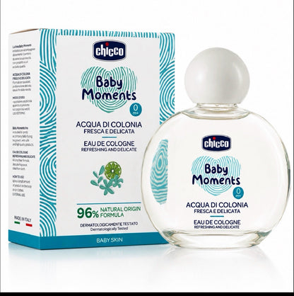Chicco Baby Moments Agua de Colonia Perfume de Bambino 0M+
Ref.: 10598-00 | Cód.: 138494