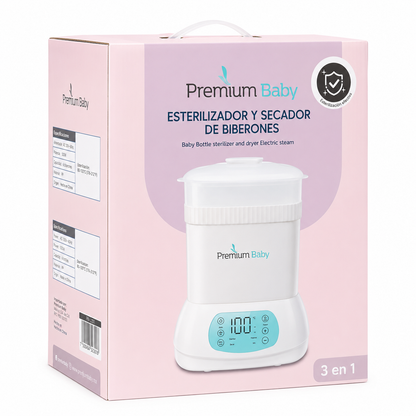 Premium Baby Esterilizador Y Secador Eléctrico 3 En 1
SKU: PB-BPO05 / PB-L201