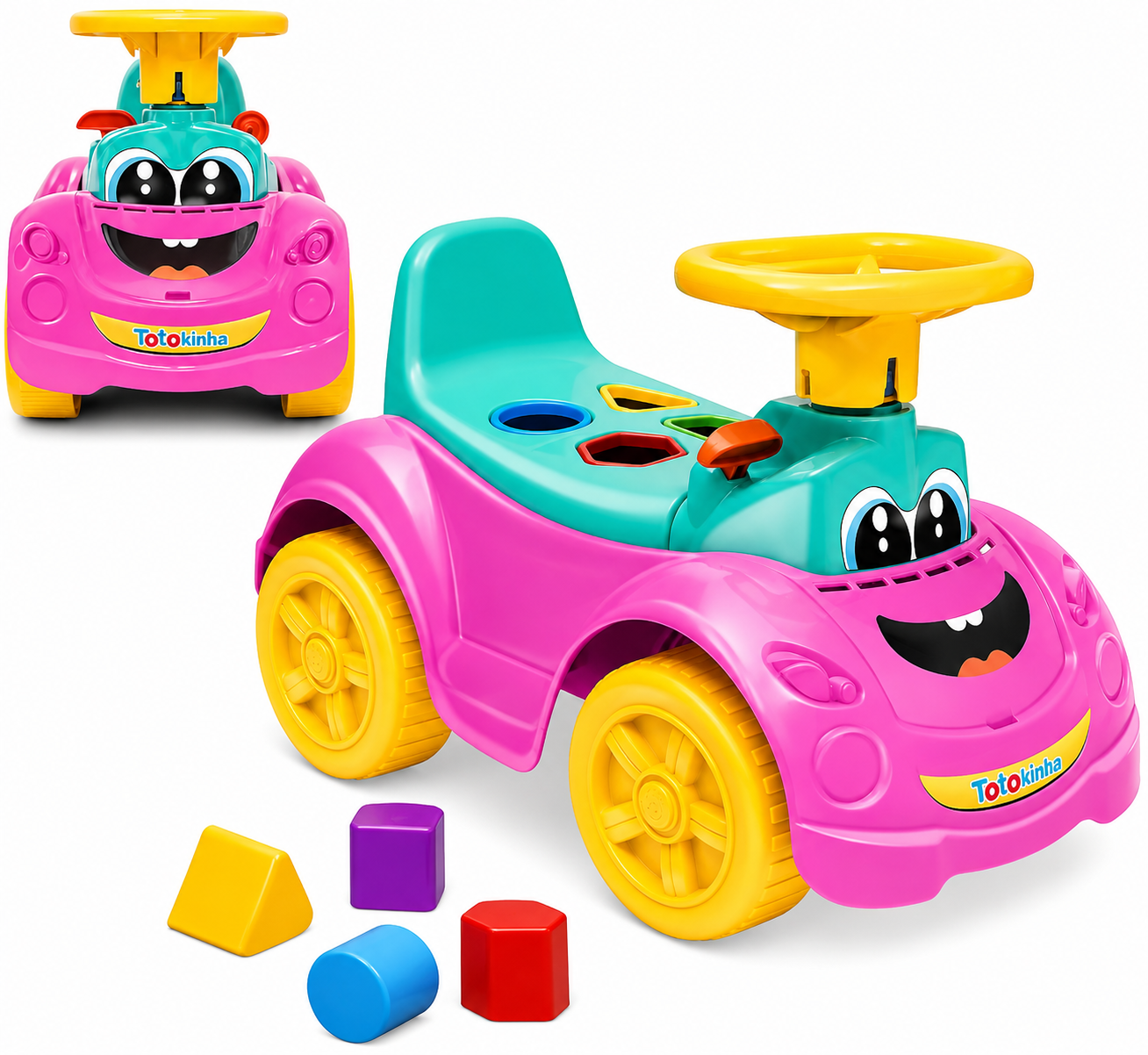 Totokinha Triciclo Andador Rosa - 6010