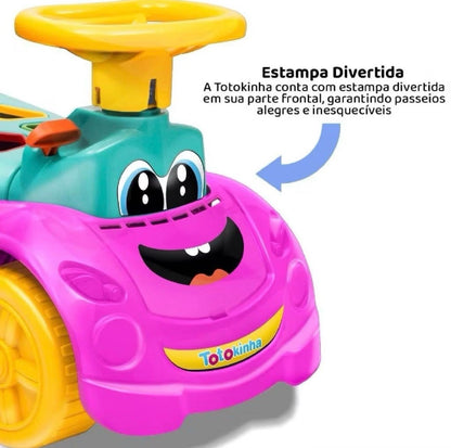 Totokinha Triciclo Andador Rosa - 6010