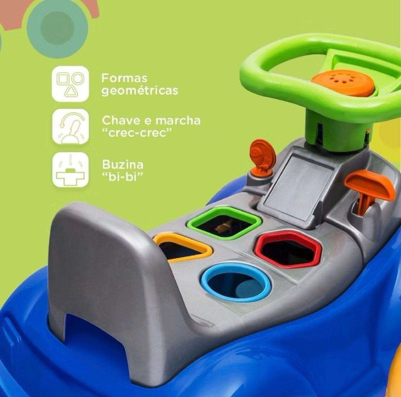 Totokinha Triciclo Andador Azul – 6010 💙