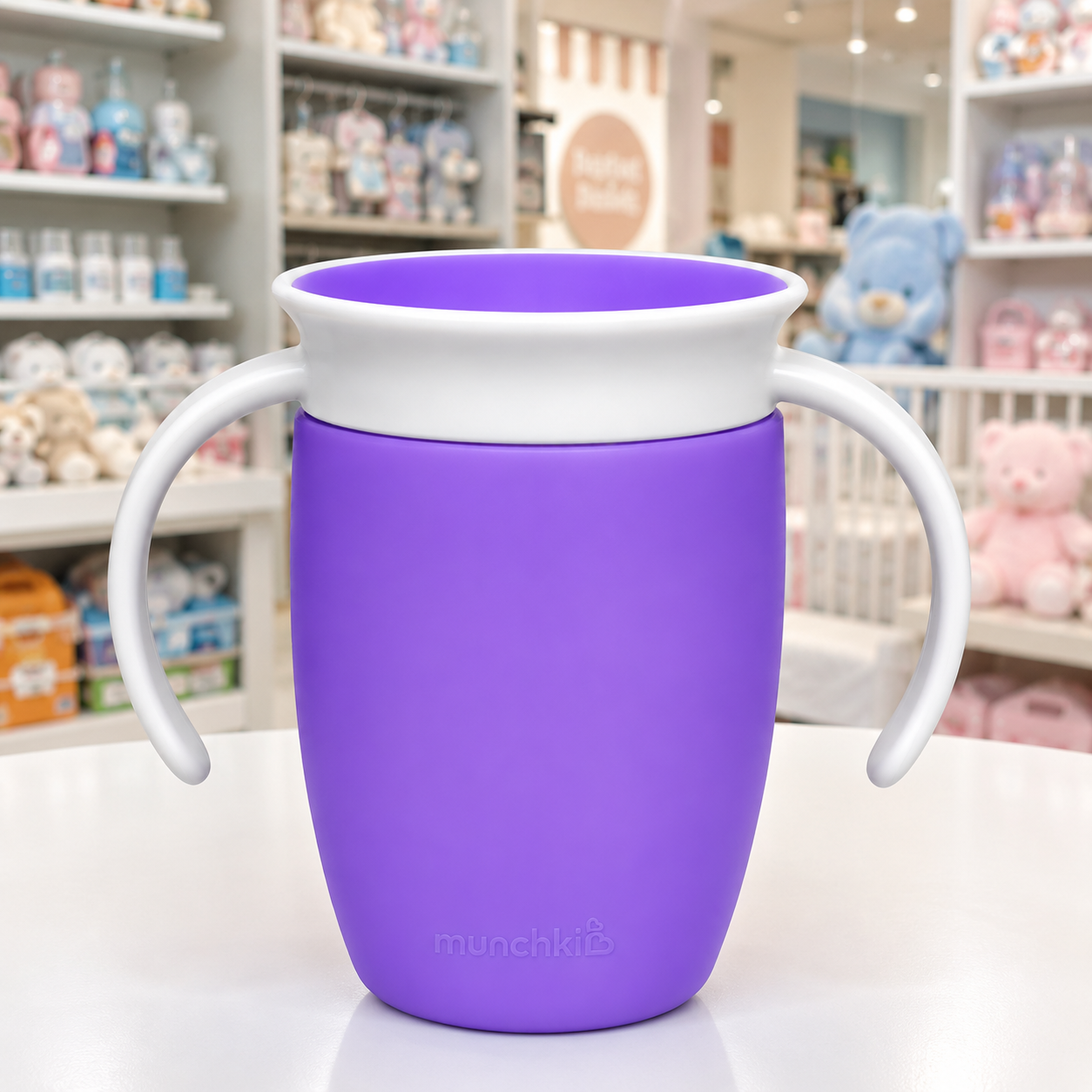 Munchkin Alimentación Vaso Miracle 360 C/Asas 207ML S/Diseño Lilás MU44151 - 441417