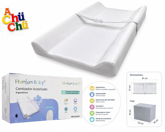 Premium Baby Cambiador Acolchado Ergonómico para Cuna  – PB-D406 / 7453132848423 💛