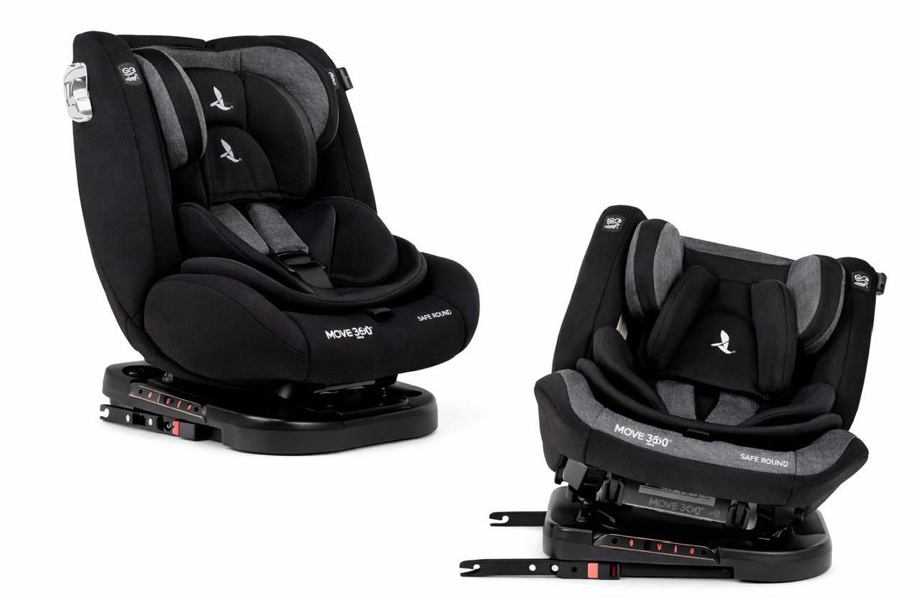 Premium Baby Silla de Auto First 360° 2.0 ISOFIX & Top Tether Gris/Negro R.N.–36 kg – PB-CFX501 / 2096653 💛