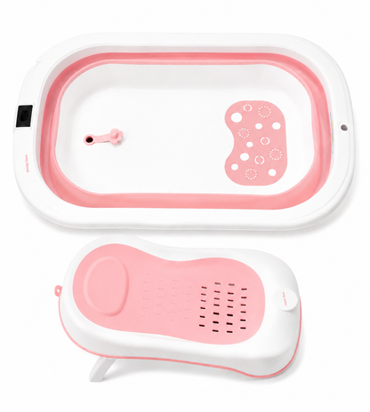 Mami Love Bañera Plegable con Soporte Antideslizante - MM2509 🛁🩷💚