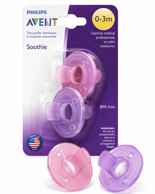 Avent Chupete Soothie Rosa/Lila X2 0M+ SCF190/02 - 19002