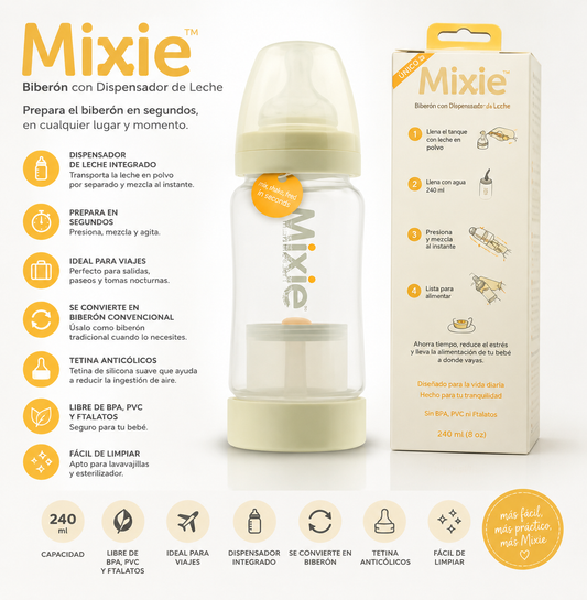 Baby B.Box Biberón Mixer Bottle Dispensador de Leche 240 ml 3010 - 933166 - 240 ml (8 oz)