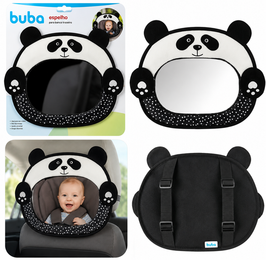 Buba Accesorio Espejo para Silla de Auto Trasera con Diseño Panda - BUB12733 💛