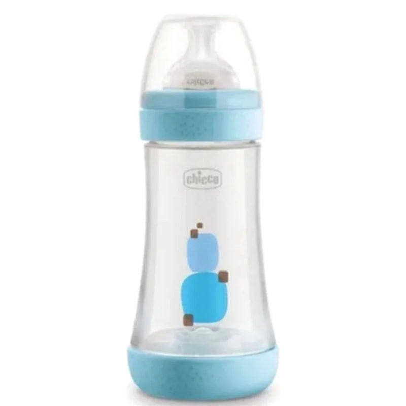 CHICCO BIBERON PERFECT 5 SILICONA  240ML 2M+ 20223-10 - 20223-20
