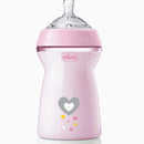 CHICCO BIBERON NATURAL FEELING 330ML 6M+ ROSA 81335-10 AZUL 81335-20 UNISEX 81335-30