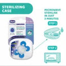 CHICCO CHUPETE CONFORT LUMINOSO SILICONA 16-36M X1 ROSA 74915-31 - AZUL 74915-41