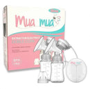 MATERNIDAD MUA MUA EXTRACTOR GLOW SACA LECHE ELÉCTRICO GLOW DOBLE CON BIBERON 150ML X2+ASSESORIOS 6925546