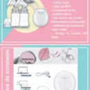 MATERNIDAD MUA MUA EXTRACTOR GLOW SACA LECHE ELÉCTRICO GLOW DOBLE CON BIBERON 150ML X2+ASSESORIOS 6925546
