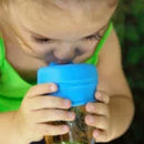 BEBÉ & NIÑOS TAPAS DE SILICONA PARA VASOS SIPPIE-TAZAS-BOTELLAS BPA FREE 9M+ COLOR ROJO Y AZUL 12300