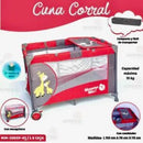 MAMMA MIA! CUNA CORRALITO 2 NÍVEL C/ MOSQUITERO, CAMBIADOR, BOLSÓN PARA GUARDAR R.N-15KG - MM200